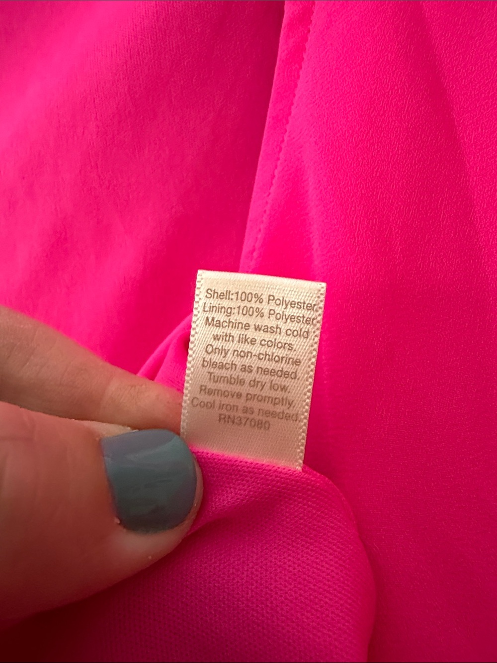 Hot pink swing dress sz XL - Picture 4 of 4